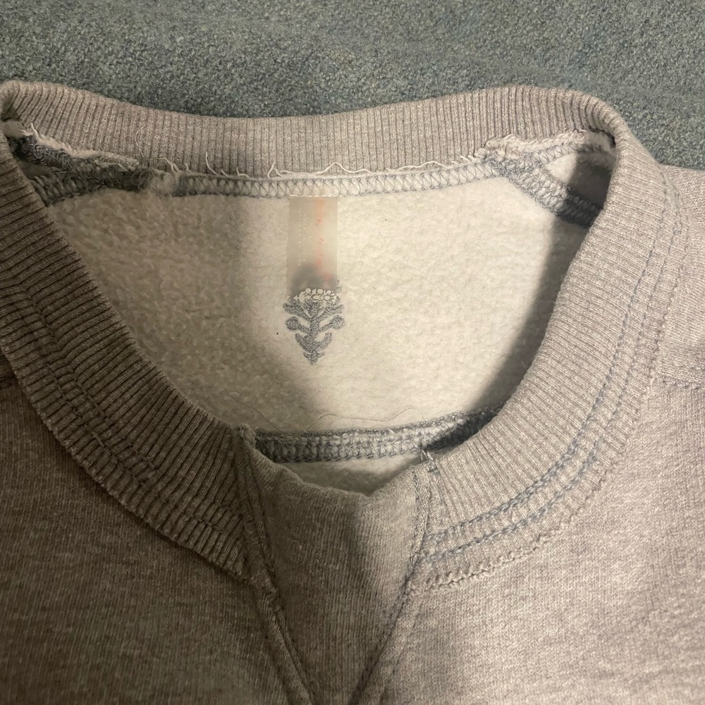 EUC FP Movement Intercept heather grey (sold out color) sweatshirt - Picture 6 of 9
